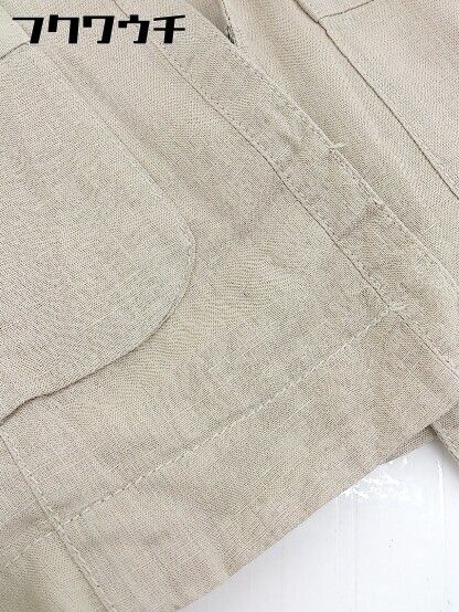 ◇ SPICK AND SPAN Pour Belle Femme リネン100% 薄手 七分袖 ノー