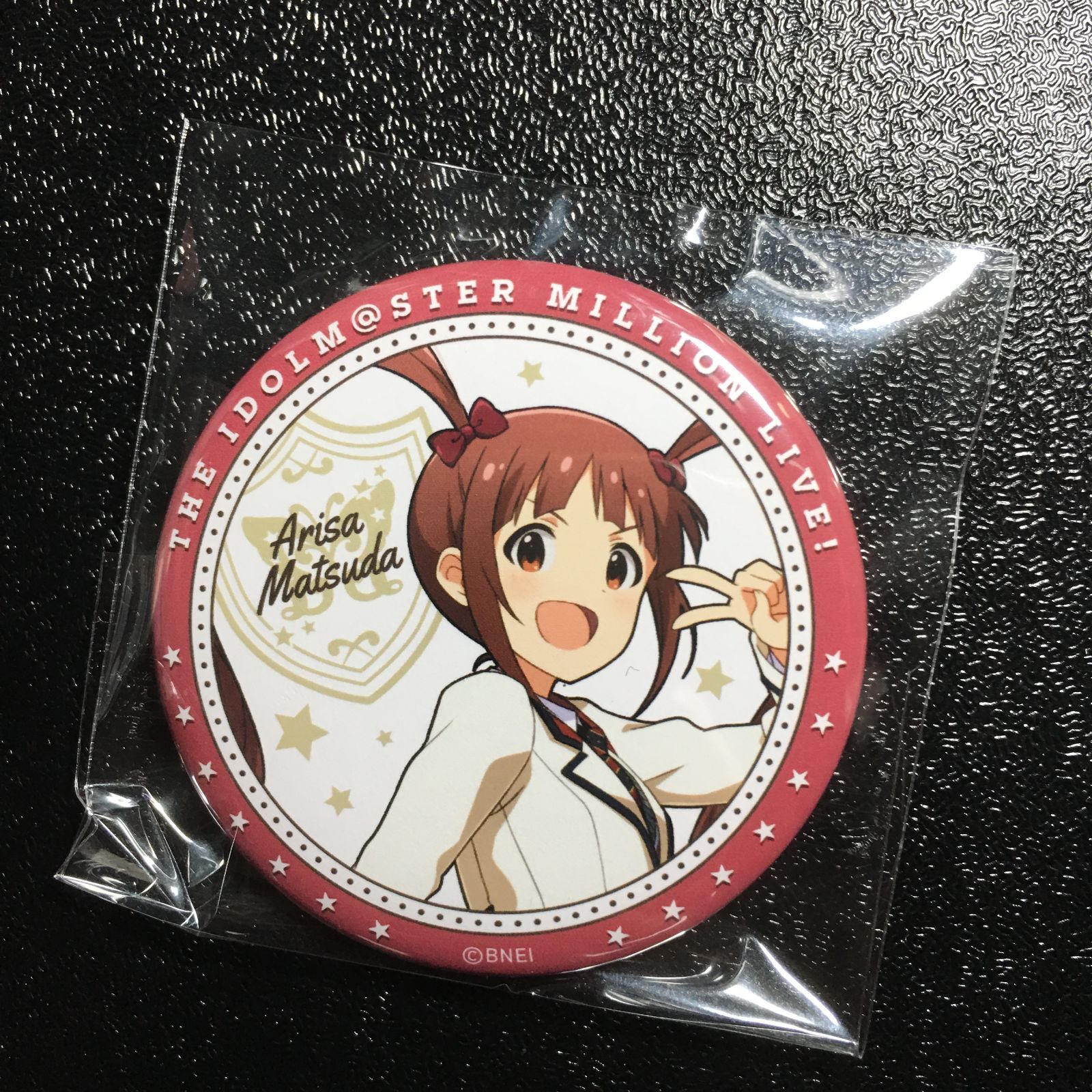 アイドルマスター ミリオンライブ 松田亜利沙 缶バッジ アイマス