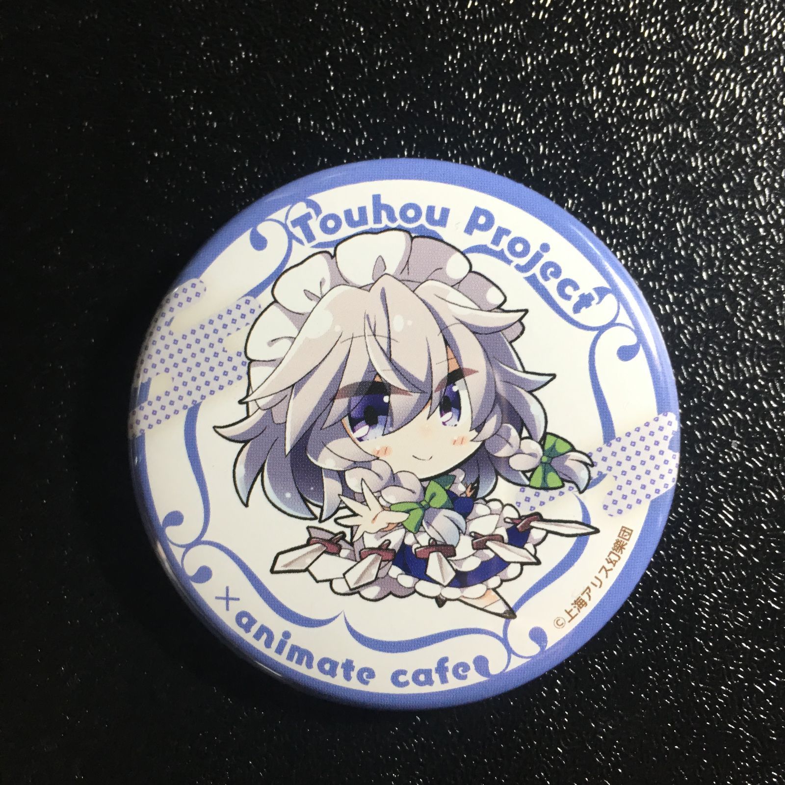 東方project 十六夜咲夜　缶バッジ 東方プロジェクト アニメイト限定 十六夜咲夜 缶バッジ 東方project
