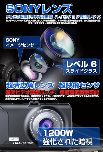 ドライブレコーダー 式 前後2カメラ搭載小型ドライブレコーダー 1296 P 3インチ液晶画面付き 32 GBカード同梱 DR 480 eb 80 a その他 キッチン 食器