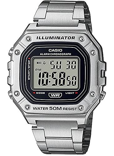 カシオ CASIO スタンダード デジタル 腕時計 W-218 HD-1 AV メンズ チープカシオ チプカシ メタルバンド シルバー 並行輸入品 7 e 72 d 526