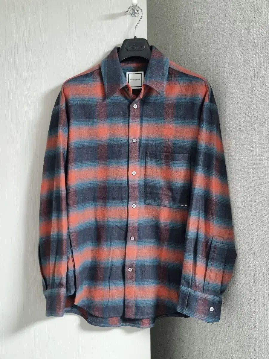 ウーヨンミ フランネル シャツ チェック柄