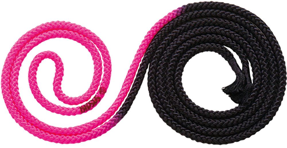 ササキ SASAKI 新体操 ダブルエンドロープ F.I.G.認定品 M-280TS-F ロープ ツートンカラー 両先端同色 キャッチしやすい 部活 エクササイズ ジム 練習 トレーニング  M280TSF BP ブラック×ピンク