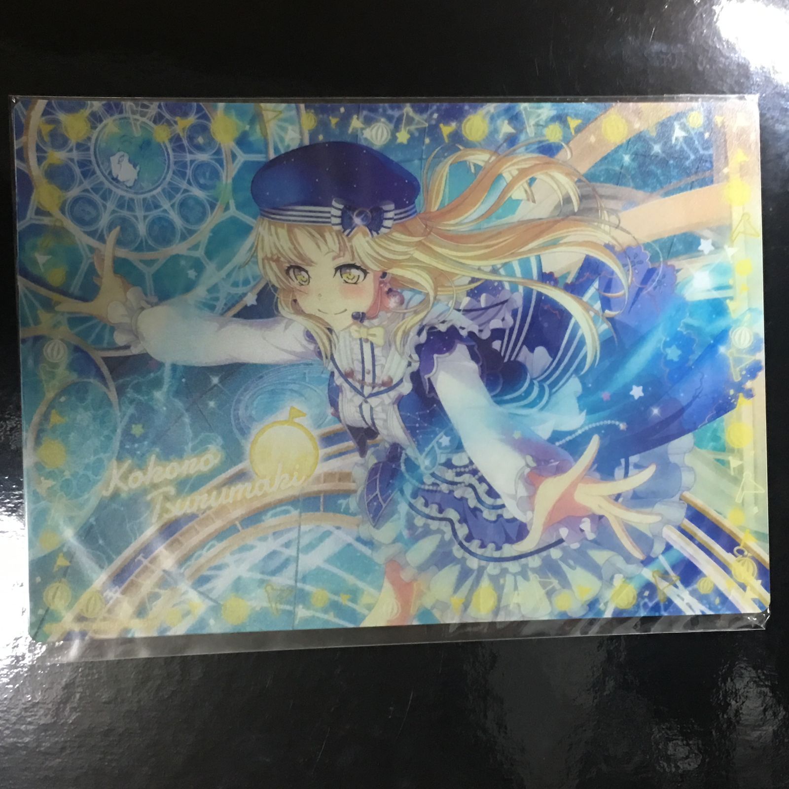 バンドリ　バンドリ展　色紙　弦巻こころ バンドリ BanG Dream! 弦巻こころ ビジュアルシート ガールズバンド