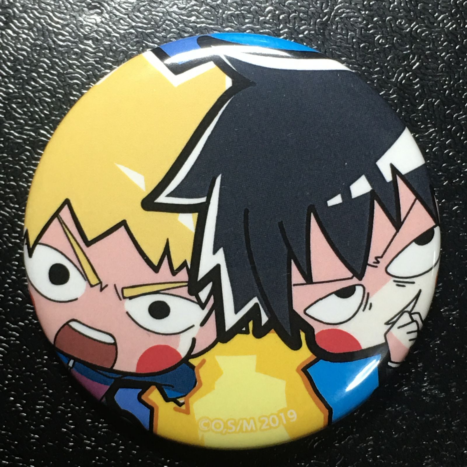 モブサイコ100 影山 律 花沢輝気 缶バッジ - メルカリ