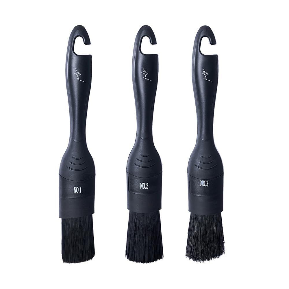 KAMIKAZE COLLECTION】KMKZ LUXE DETAILING BRUSH 3pcs 洗車ブラシ 3