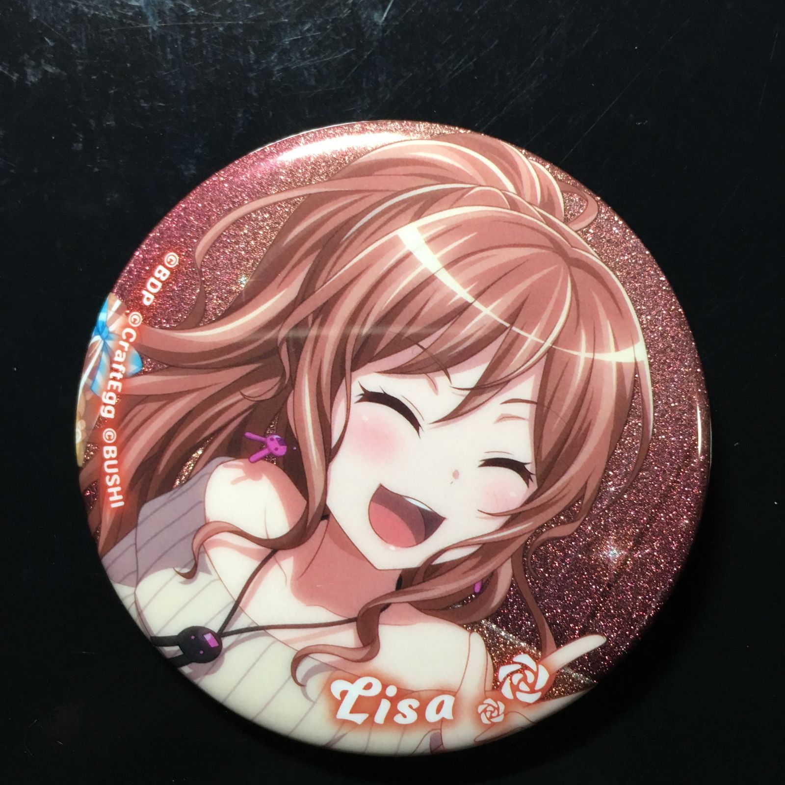 バンドリ BanG Dream! 缶バッジ 今井リサ キラキラver ガールズバンド