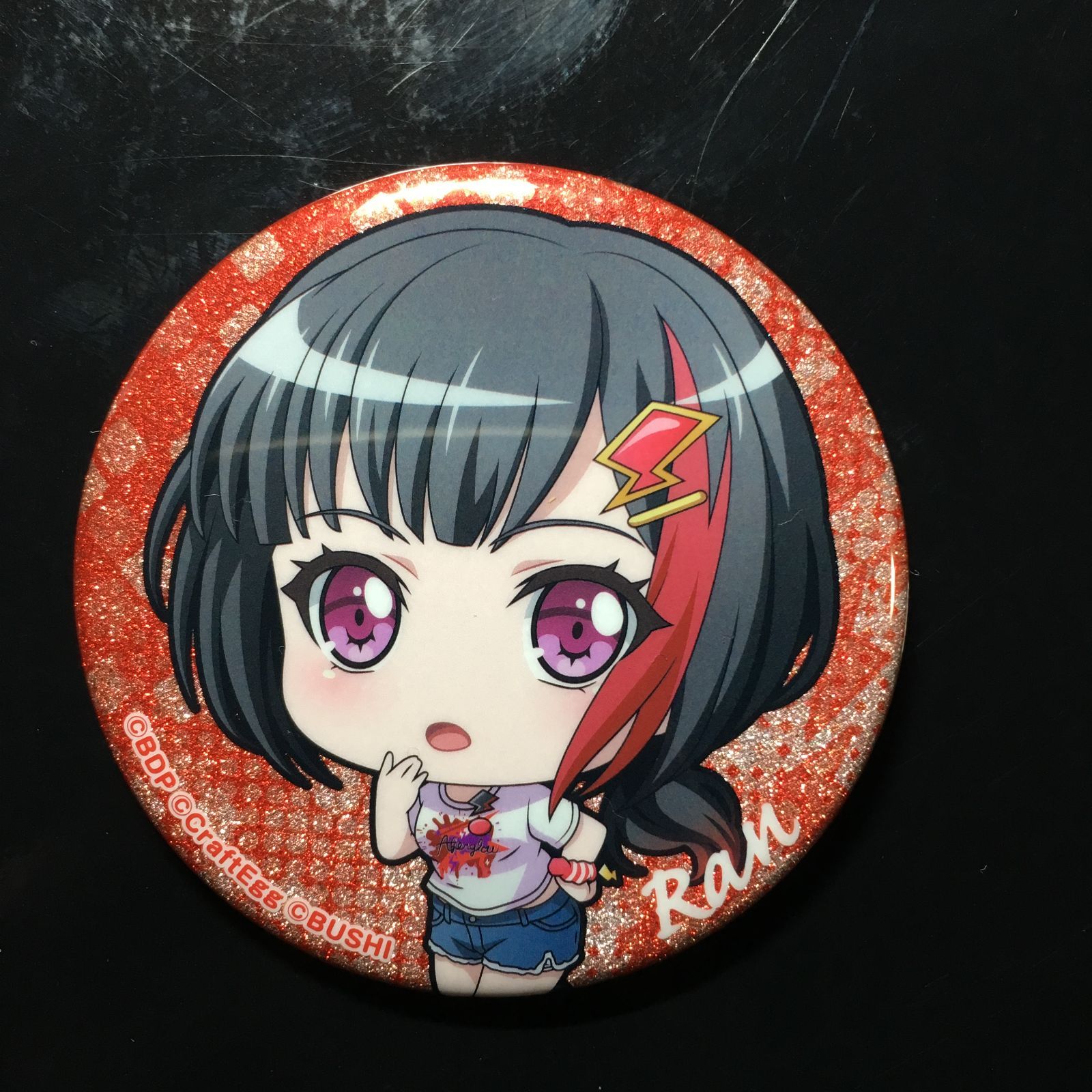 バンドリ トレーディング缶バッジ 2020 Winter ver. 美竹蘭 バンドリ BanG Dream! 美竹蘭 キラキラver 缶バッジ ガールズバンド