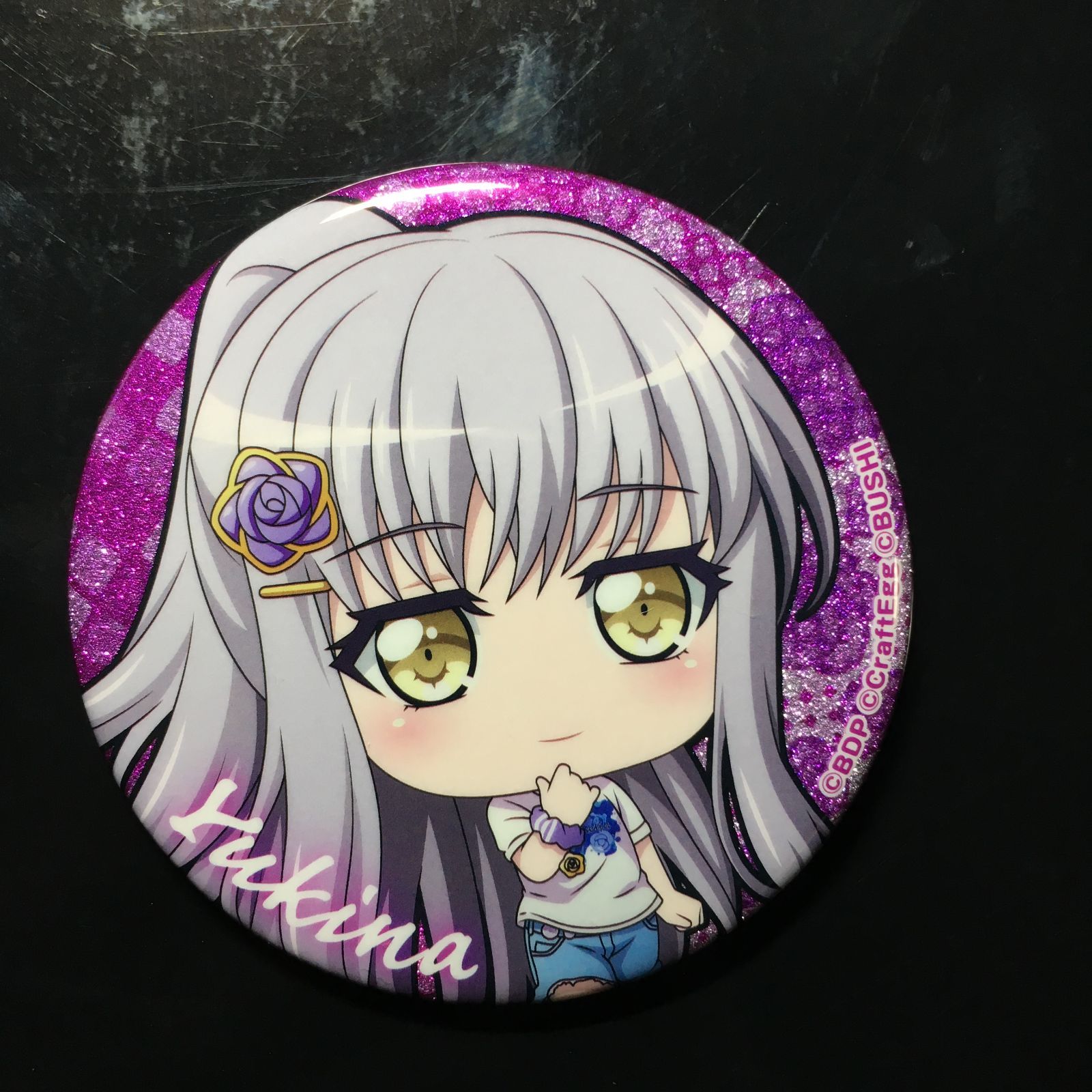 バンドリ 湊友希那 キラキラver. 缶バッジ マルイ 12点セット バンドリ BanG Dream! 湊友希那 キラキラver 缶バッジ ガールズバンド