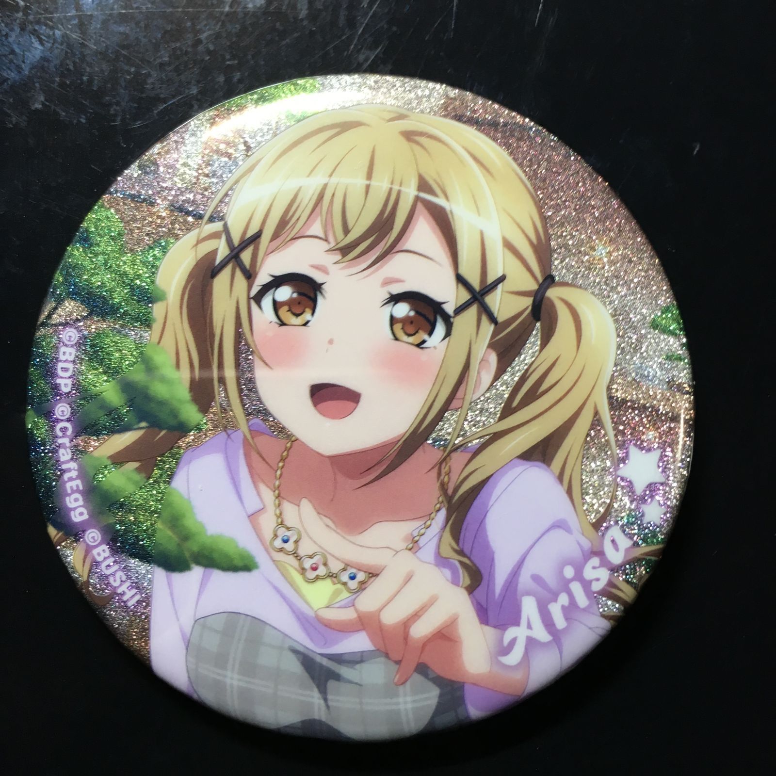 バンドリ BanG Dream! 缶バッジ 市ヶ谷有咲 キラキラver ガールズ