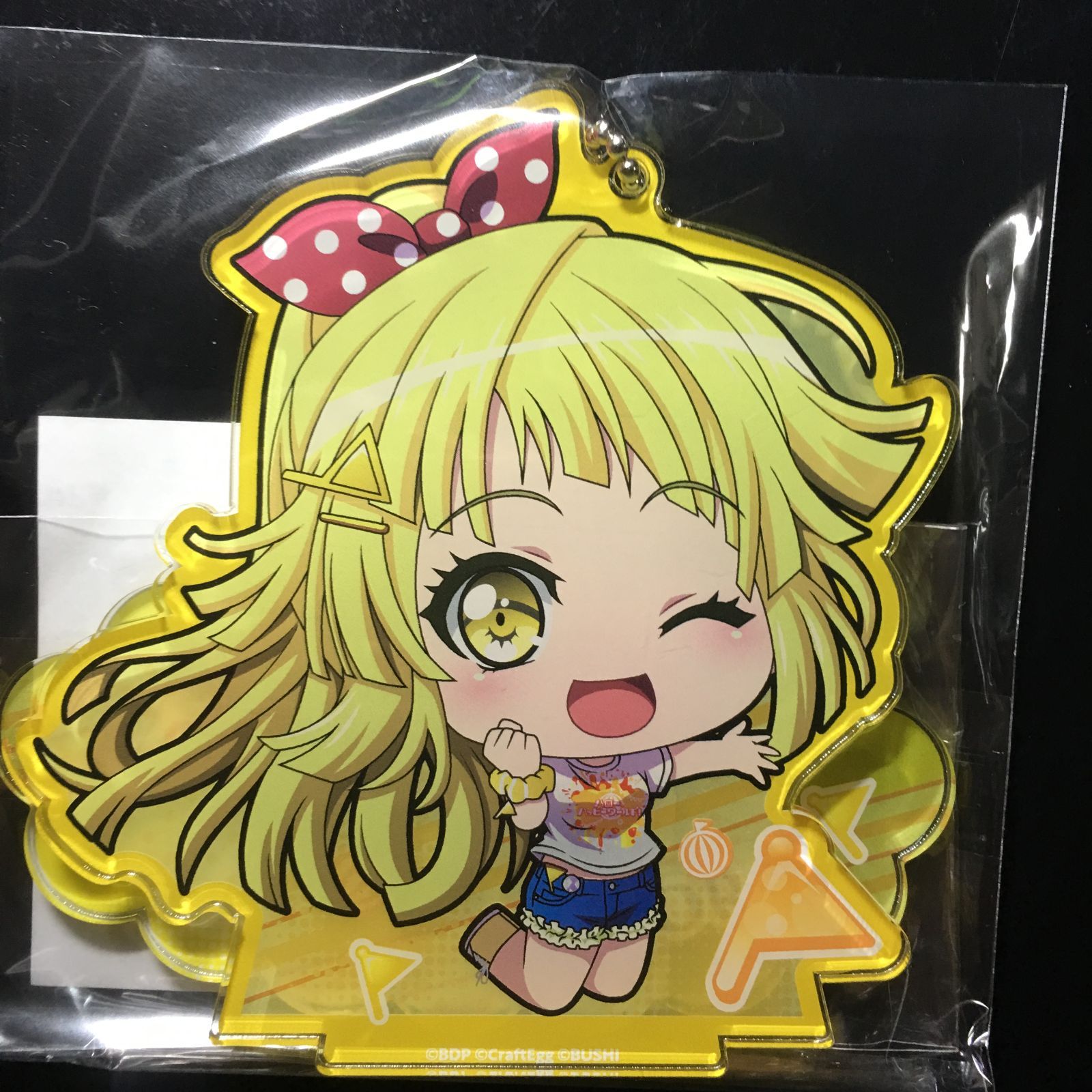 アクリルキーホルダー アニメキャラクター バンドリ 弦巻こころ バンドリ BanG Dream! 弦巻こころ アクリルキーホルダー キラキラver