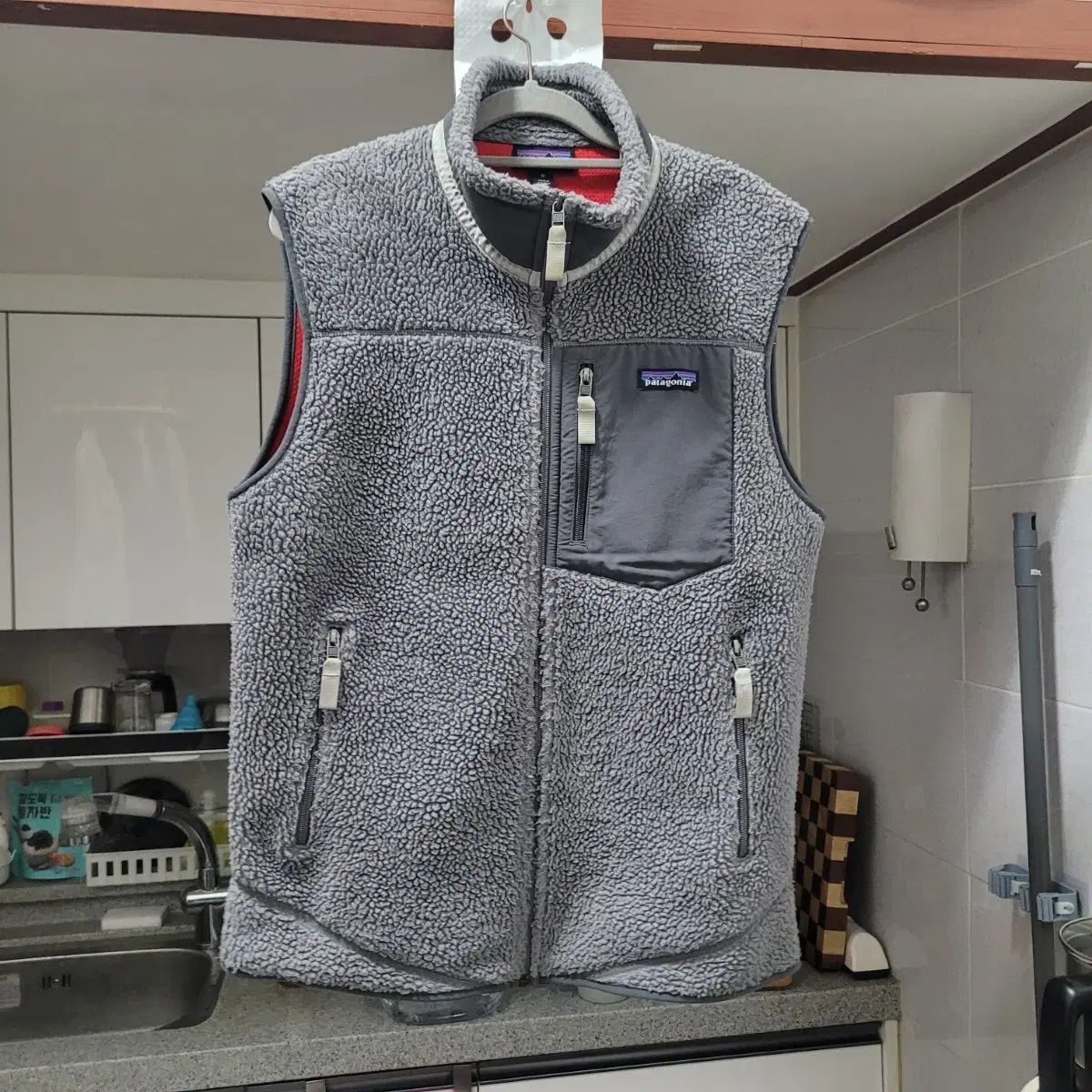 パタゴニア レトロ ファイル ベスト グレー mサイズ