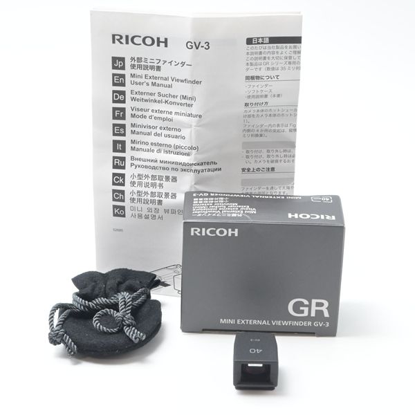 リコー RICOH 外部ミニファインダー GV-3 - メルカリ