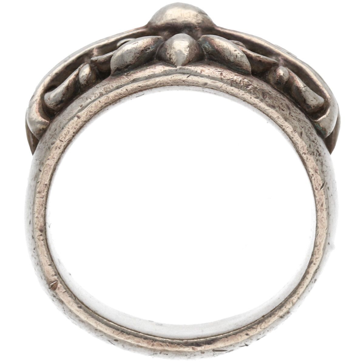 【中古】 CHROME HEARTS クロムハーツ キーパーリング 約17号 SV925 シルバー 指輪 アクセサリー 25038514 RS メンズ 【】 CHROME HEARTS クロムハーツ キーパーリング 約17号 SV925