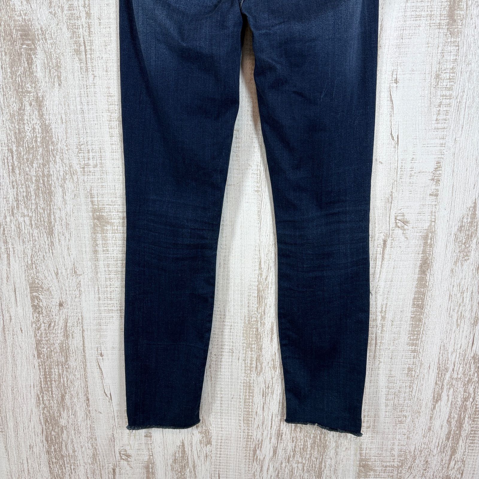 MOTHER DENIM マザー 切りっぱなし スキニーパンツ ストレッチ デニム 