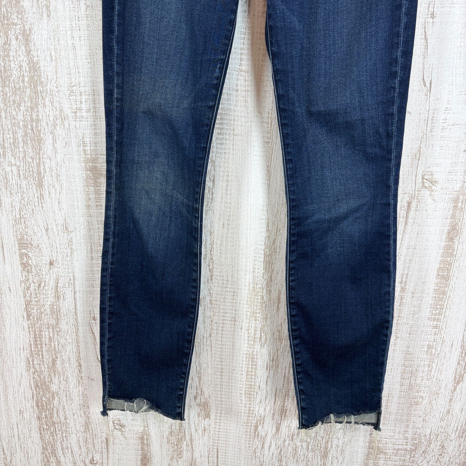 MOTHER DENIM マザー 切りっぱなし スキニーパンツ ストレッチ デニム 