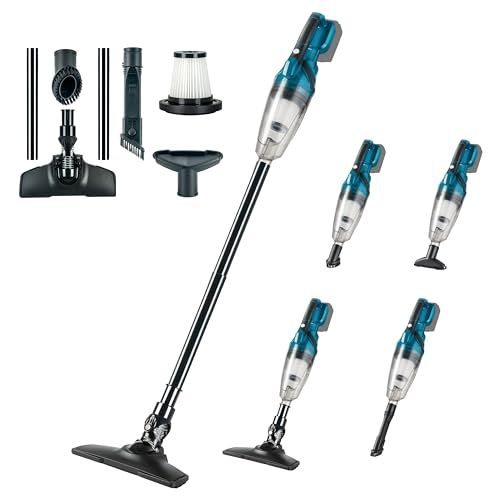 コードレス掃除機 10000 pa吸引力 5種類掃除モード コーナー掃除に最高 スティッククリーナー＋ハンディクリーナーは自由に切り替えできる PSE認証済 畳 布団 床 絨毯 車 ペットの清潔等に適用 バッテリー無し