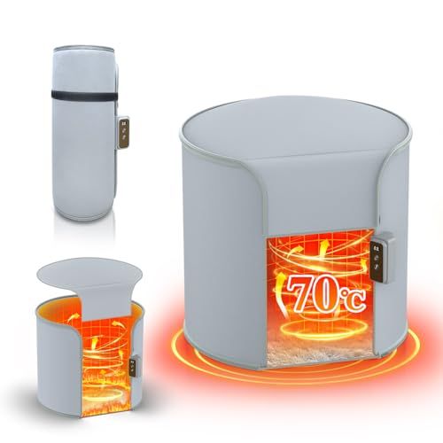 パネルヒーター 足元 デスクヒーター 2025冬新開発-360°全方位足元ヒーター-70℃高温＆天面パネル付き フットウォーマー こたつ 速暖 5段階温度調節 タイマー機能付き 寒さ対策 省エネ 静音 過熱保護 45°転倒OFF 無風無音