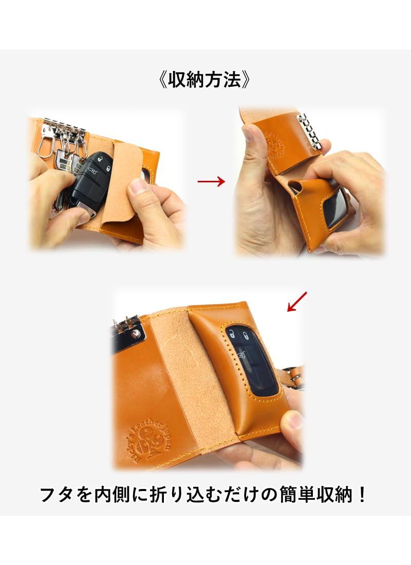  マルチキーケース タイプⅠ ノーマル ブラック Ricky s 全機種対応 スマートキー リモコン リモコンキー キーレス ケース 本革 革 レザー 栃木レザー トヨタ 日産 ホンダ マツダ スバル ダイハツ スズキ 三菱 mini ミニ 鍵 その他 文房具 事務用品