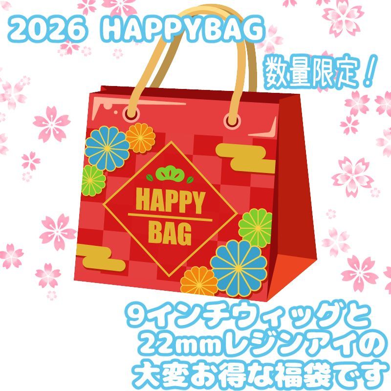 Derteufel 666 2026福袋 9インチウィッグ 選べるレジンアイ 22㎜相当 1点