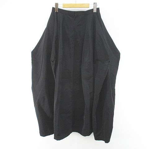 ナゴンスタンス nagonstans ロング丈 フレアスカート スカート 36 黒系