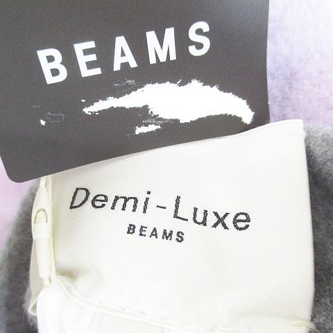 デミルクス ビームス Demi-Luxe BEAMS リバーシブル ノーカラーコート