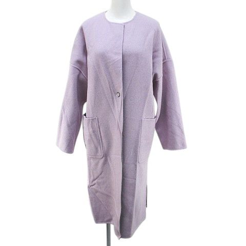 デミルクス ビームス Demi-Luxe BEAMS リバーシブル ノーカラーコート