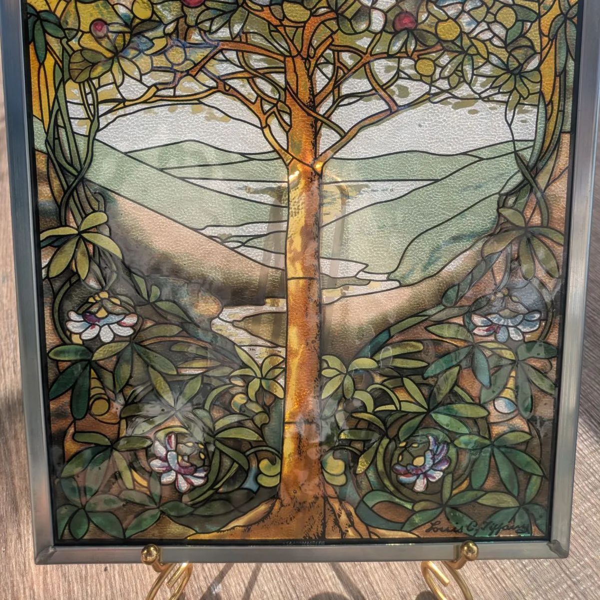 グラスマスターズ社 ルイス C ティファニー ステンドグラス 生命の樹