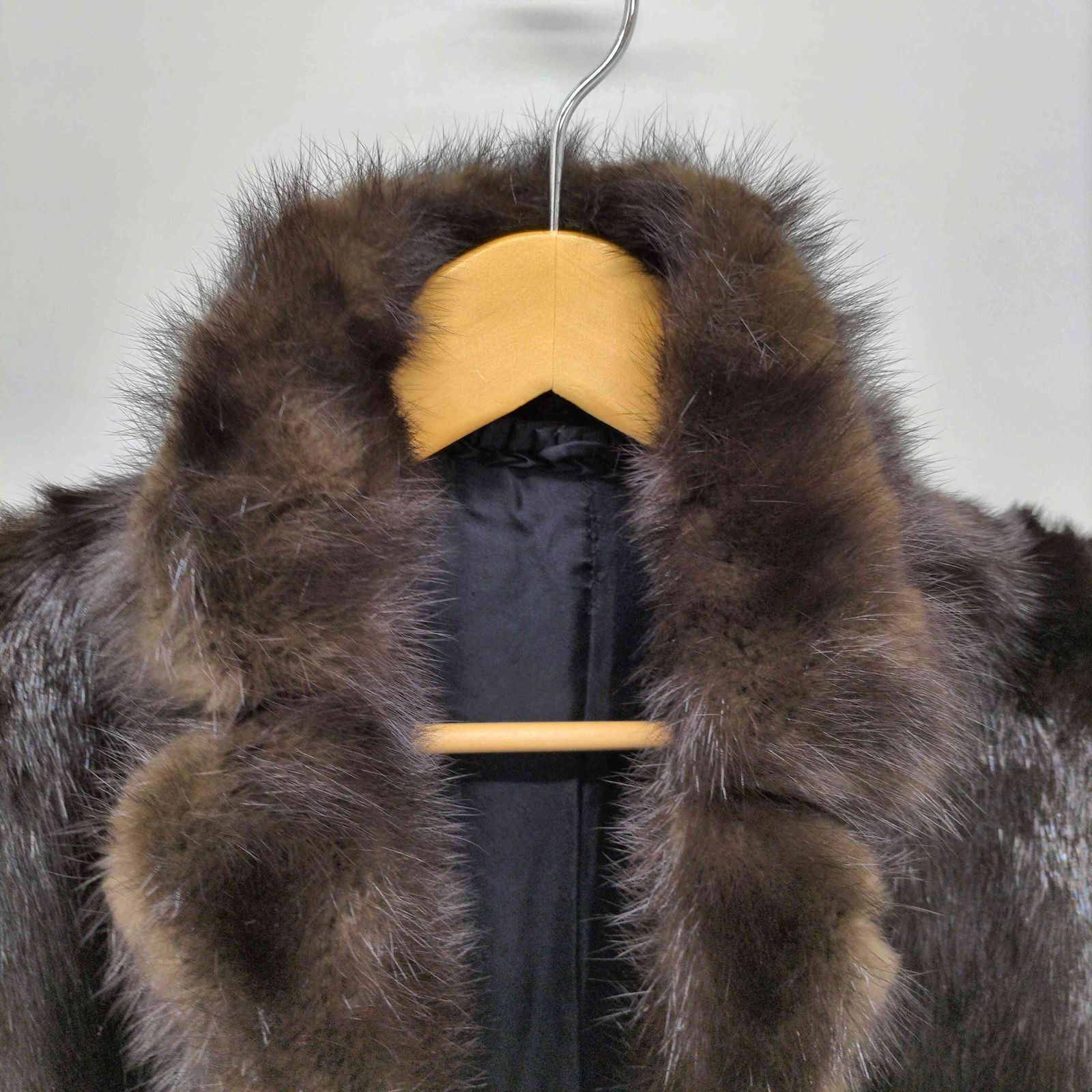 ユーズドフルギ USED古着 ファー ジャケット レディース JPN：9号