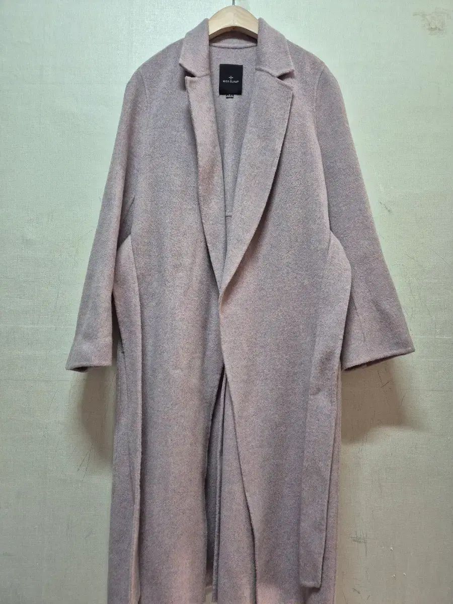 ナイスクラップ ピンク ウール ロング コート