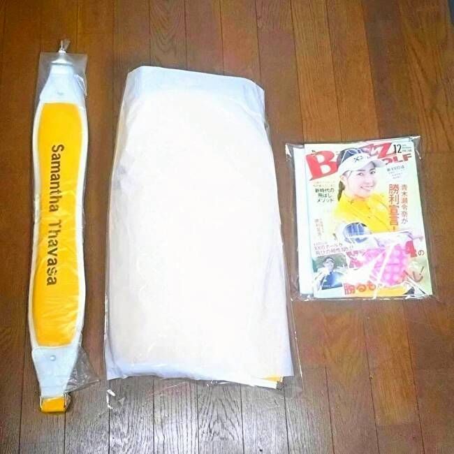 Samantha Thavasa サマンサタバサ キャディバック ゴルフバック ネームプレート