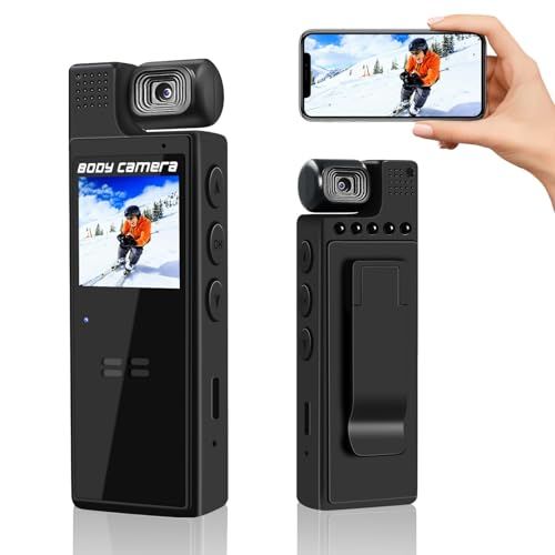 アクションカメラ ウェアラブルカメラ ボディカメラ アクセサリ付き 1080 P 120°広角 256 GB 写真撮影 上書き録画 赤外線暗視 クリップ型 スポーツカメラ ビデオカメラ vlogカメラ スポーツ 旅行 アウトドア向け 証拠撮影 会議商談