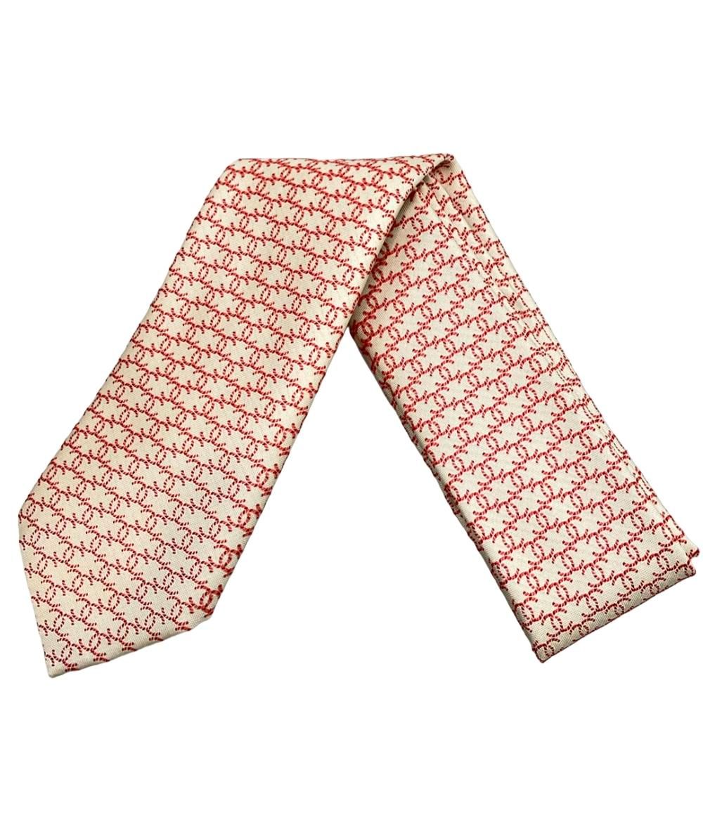 シャネル ネクタイ シルク メンズ CHANEL