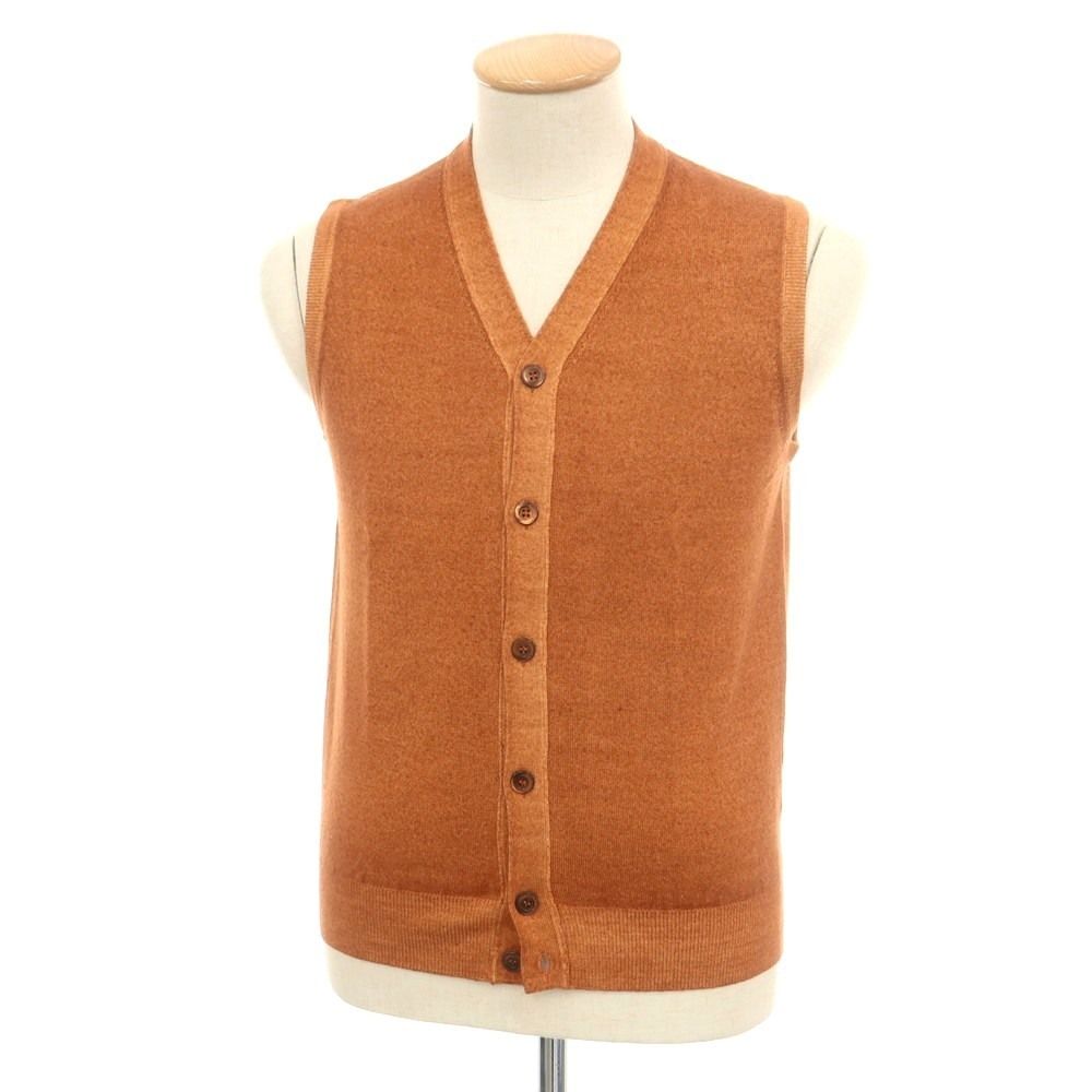 Cruciani クルチアーニ ベスト メンズ 【古着】【中古】 中古】クルチアーニ CRUCIANI ガーメントダイ ハイゲージ ウール