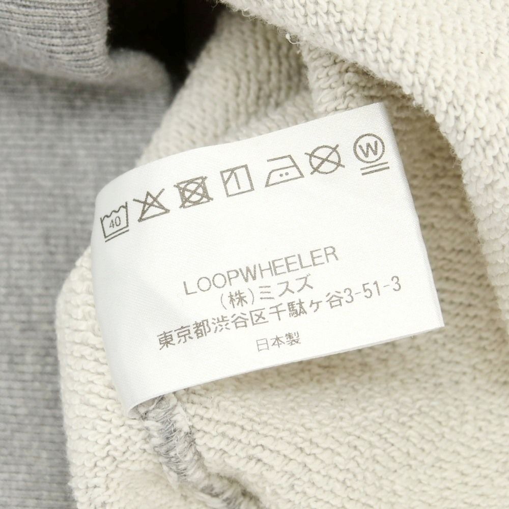【中古】ループウィラー LOOPWHEELER BEAMS PLUS別注 コットン クルーネック スウェット グレー【サイズM】【メンズ】