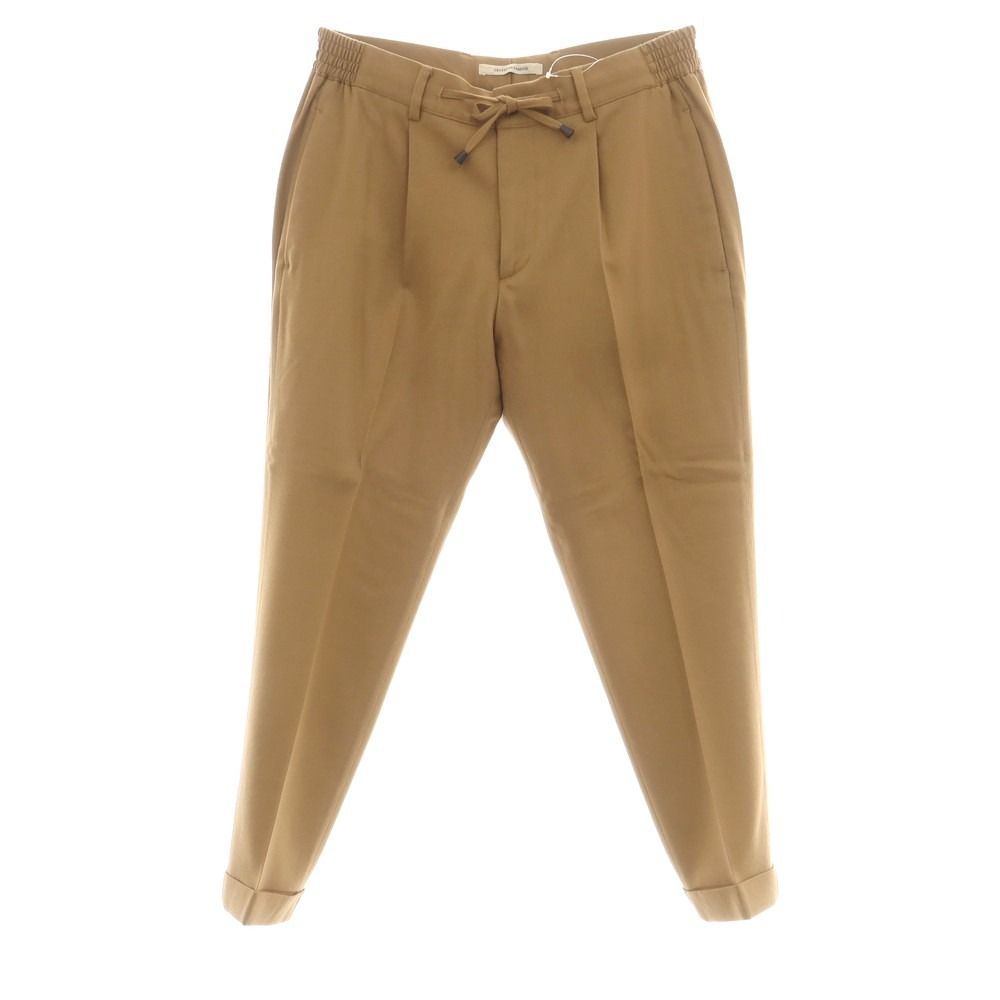 ジャブス アルキヴィオ giab s ストレッチウール イージースラックスパンツ ライトブラウン サイズ46 メンズ