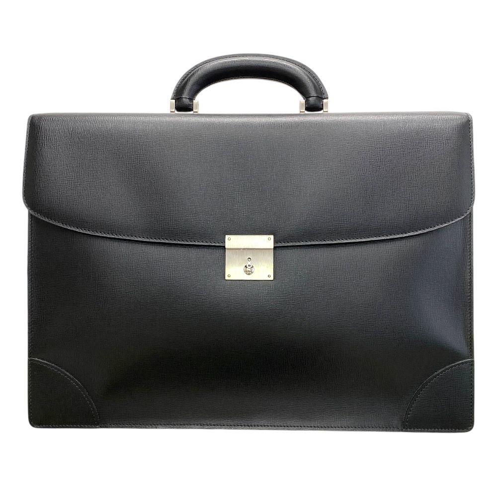 ヴァレクストラ ビジネスバッグ ブリーフケース ハンドバッグ 手持ち鞄 レザー ブラック N 404080 Valextra 洗練 上質 感 実用性 通勤 フォーマル 長く愛用
