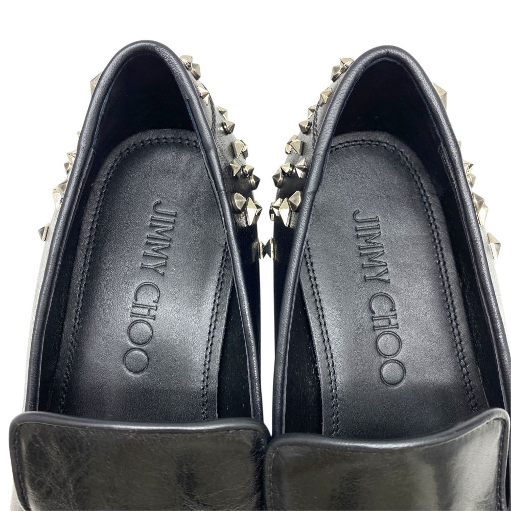 未使用✨JIMMY CHOO ジミーチュウ タッセル ローファー スタッズ 未