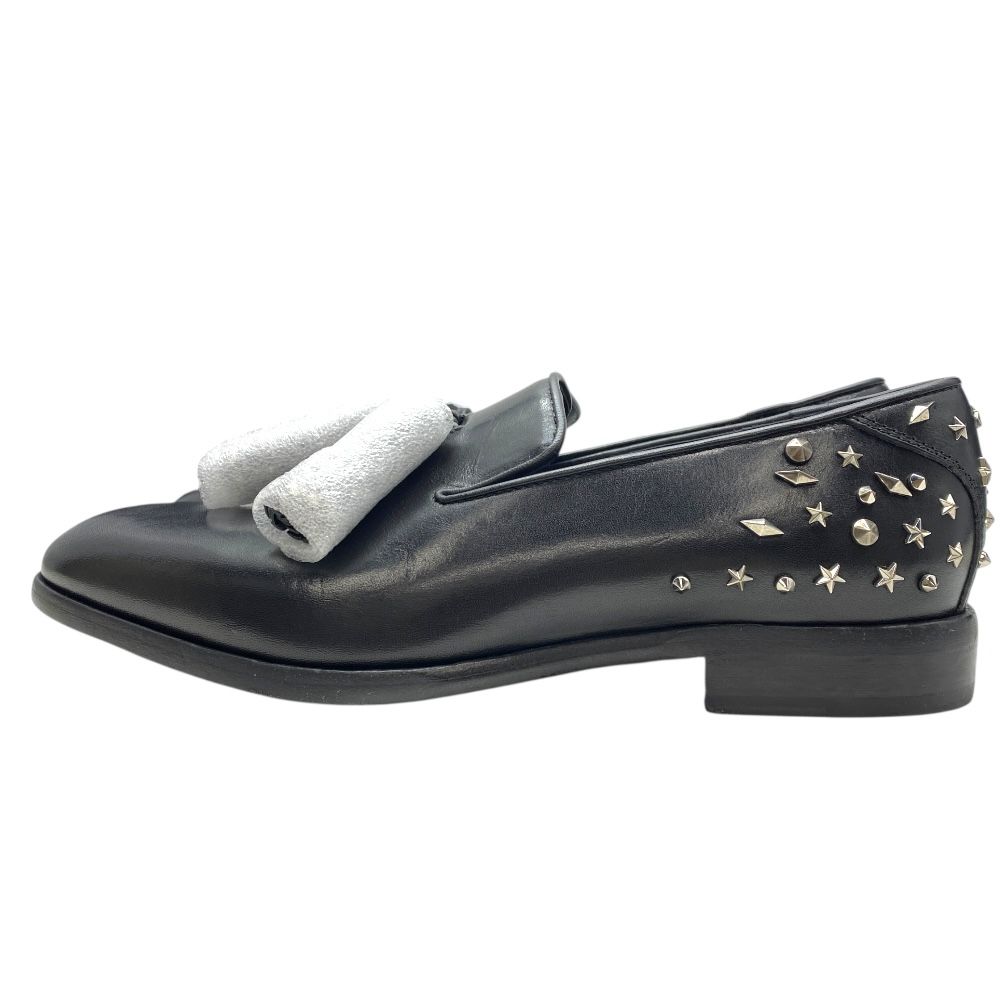 未使用 ジミーチュウ フォクスリー タッセル ローファー スタッズ