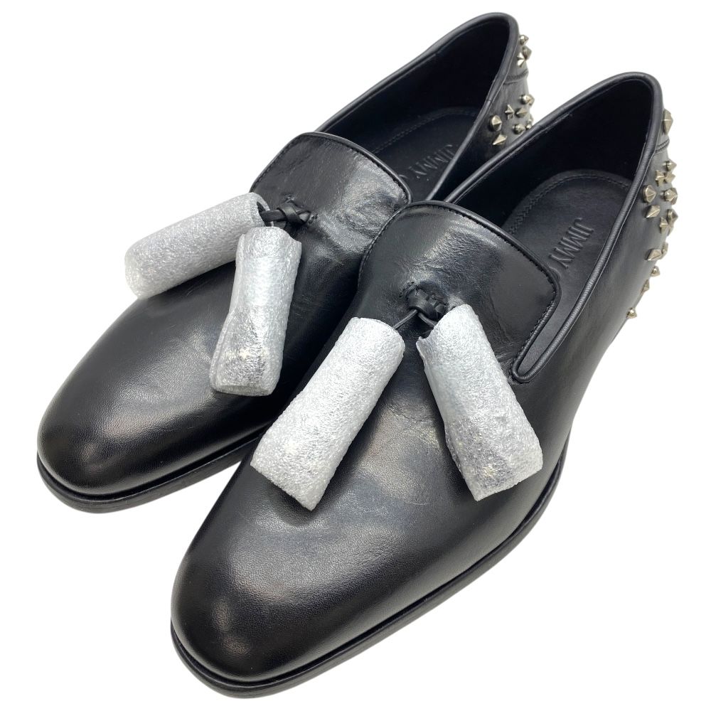 未使用 ジミーチュウ フォクスリー タッセル ローファー スタッズ