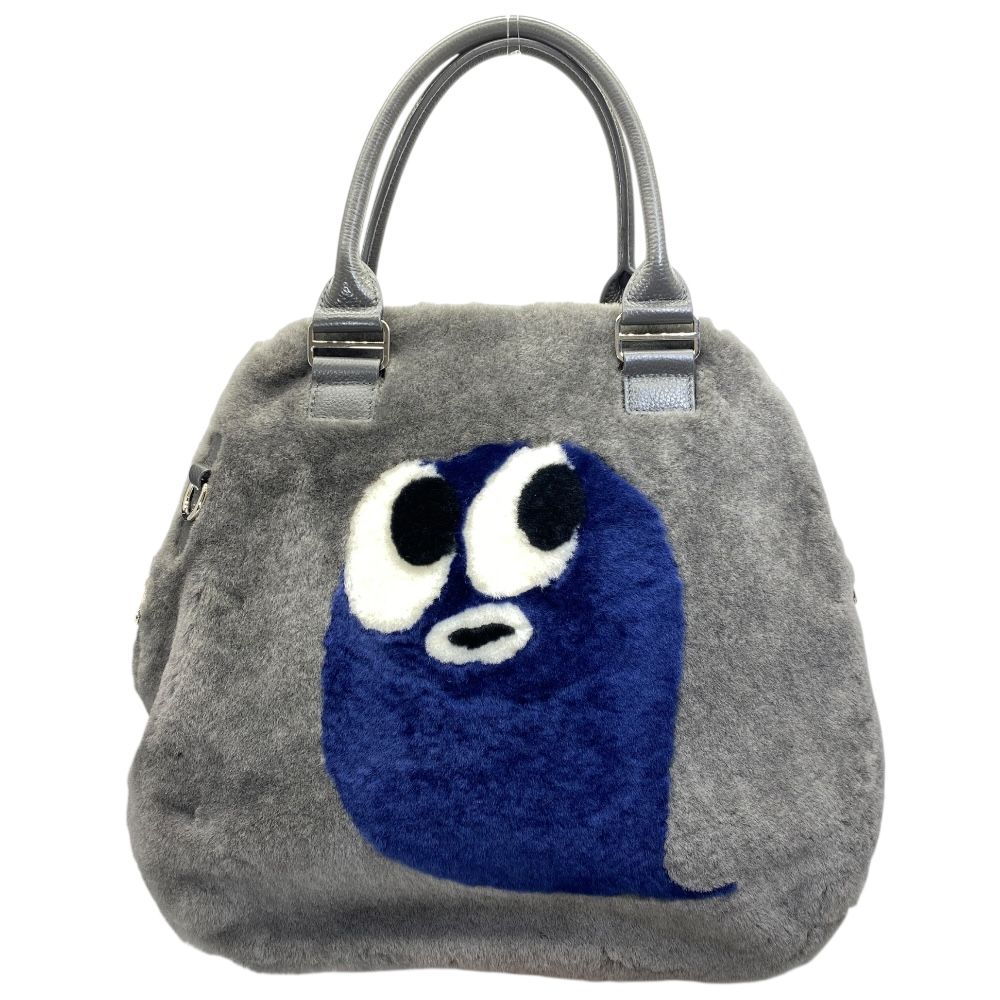 ムータ ムートンスプーキーバッグ SPOOKY ハンドバッグ 斜め掛けショルダーバッグ 2ｗayバッグ オバケ グレー ネイビー muta 個性 洗練 上質感 デザイン性 カジュアル 実用性