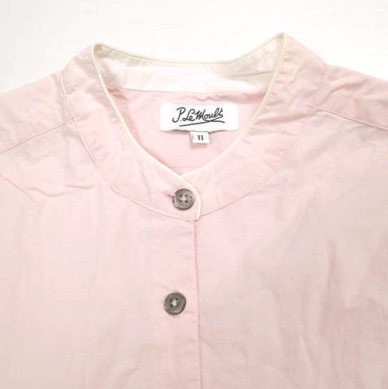 P.Le Moult プ・ル・ムールト ポプリン ロングシャツワンピース 2 PINK  長袖 ロング ドレスInternational Gallery BEAMS トップス【中古】【P.Le Moult】 P.Le Moult プ・ル・ムールト ポプリン ロングシャツワンピース 2 PINK
