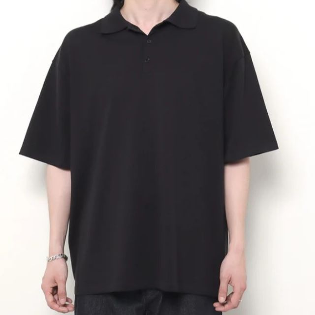 ATON エイトン 日本製 FRESCA KNIT POLO SWEATER ニットポロシャツ