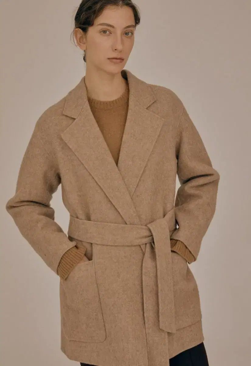 rrace ラブコート ローブコート ベルト付き コート