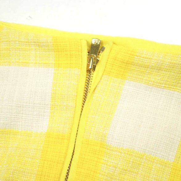 Drawer ドゥロワー 23SS 日本製 バックスリット ブロックチェック  