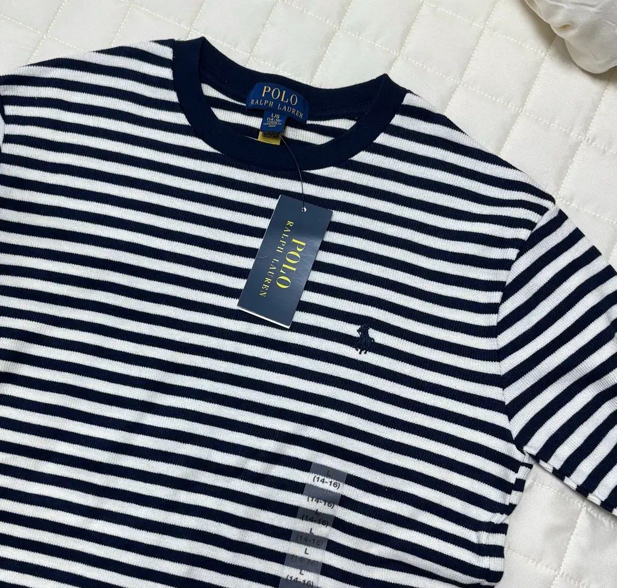 ポロ ボーイ ワッフル ニット タグ付き