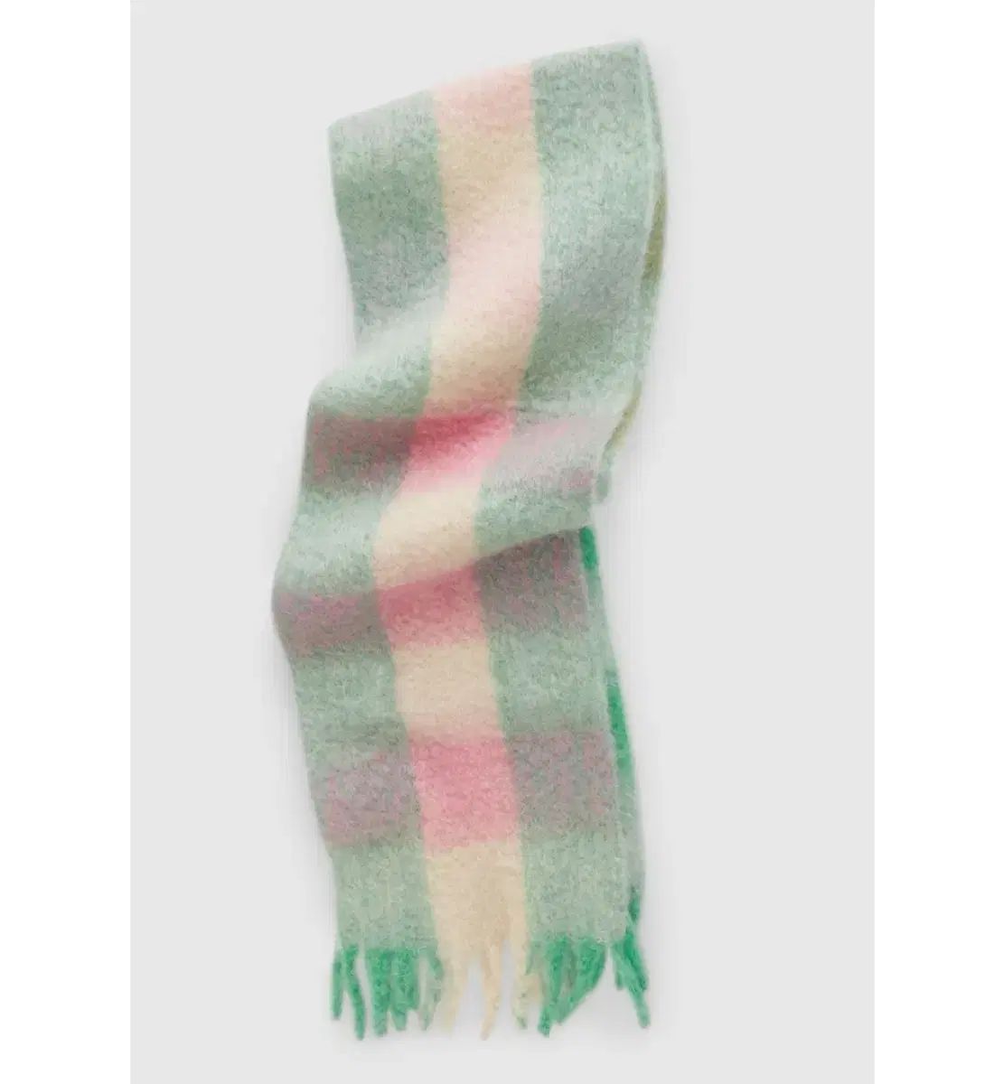  COS コス モヘア チェック マフラー マフラー 小物