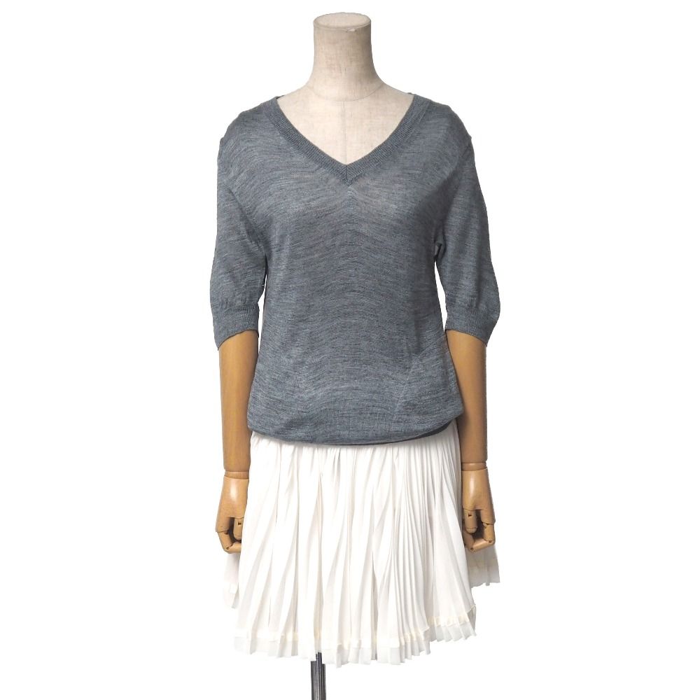 Sacai サカイ ワンピース サイズ1 ドッキング 異素材 ブランド古着