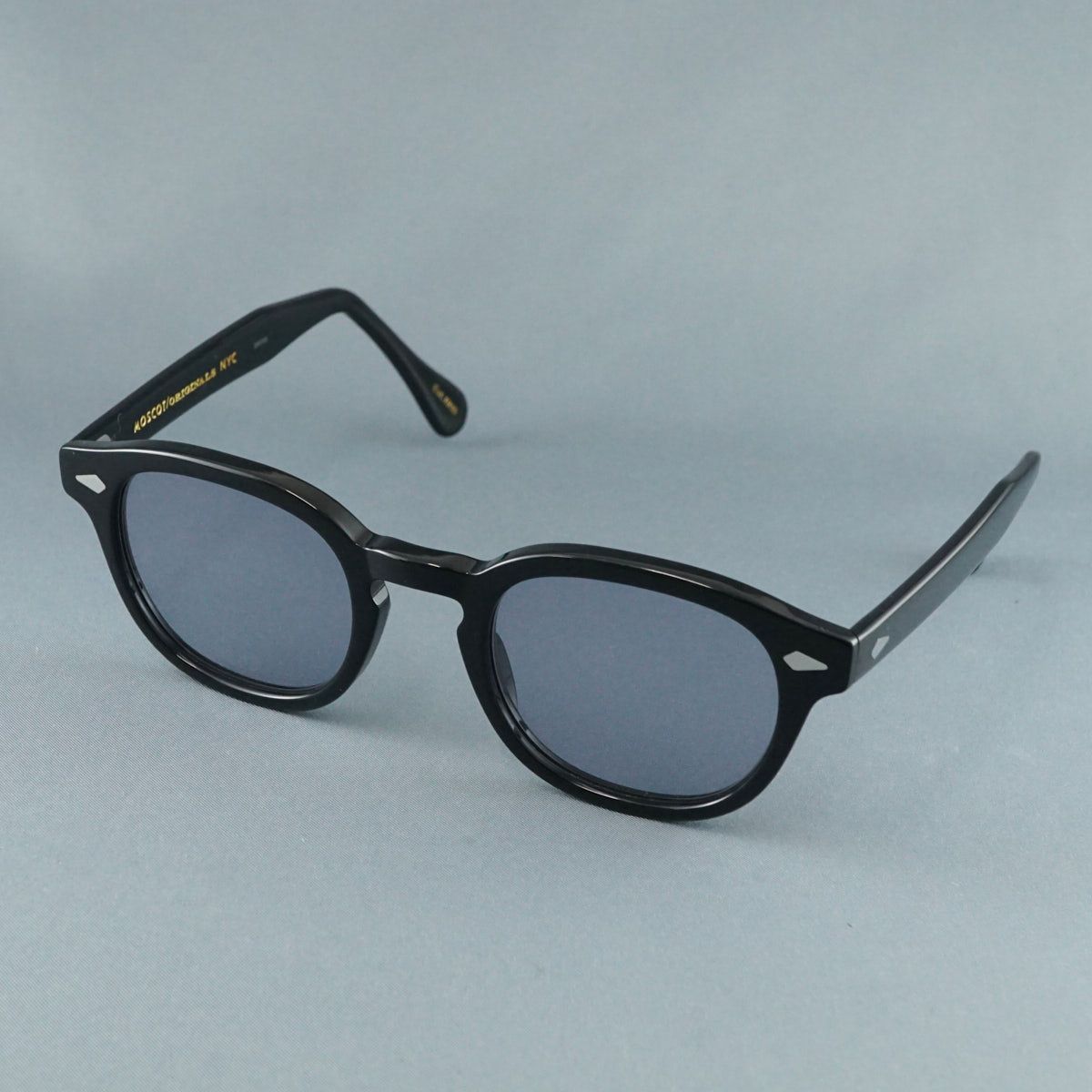 眼鏡 MOSCOT LEMTOSH 品 度無しレンズ ウェリントン モスコット レムトッシュ ブラック アイウェア X 8763