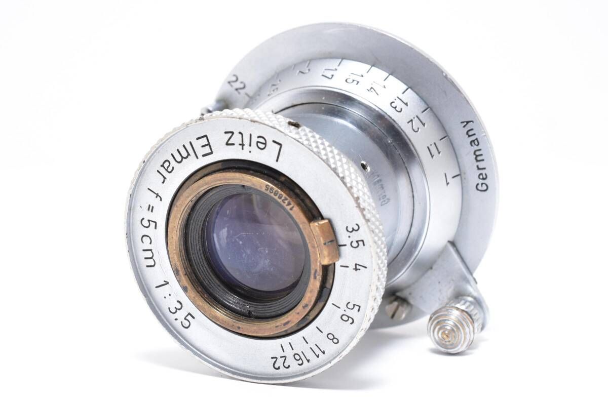 ライカ Leica LEITZ ELMAR 5 CM F 3.5 赤エルマー レンズ L 30 7406